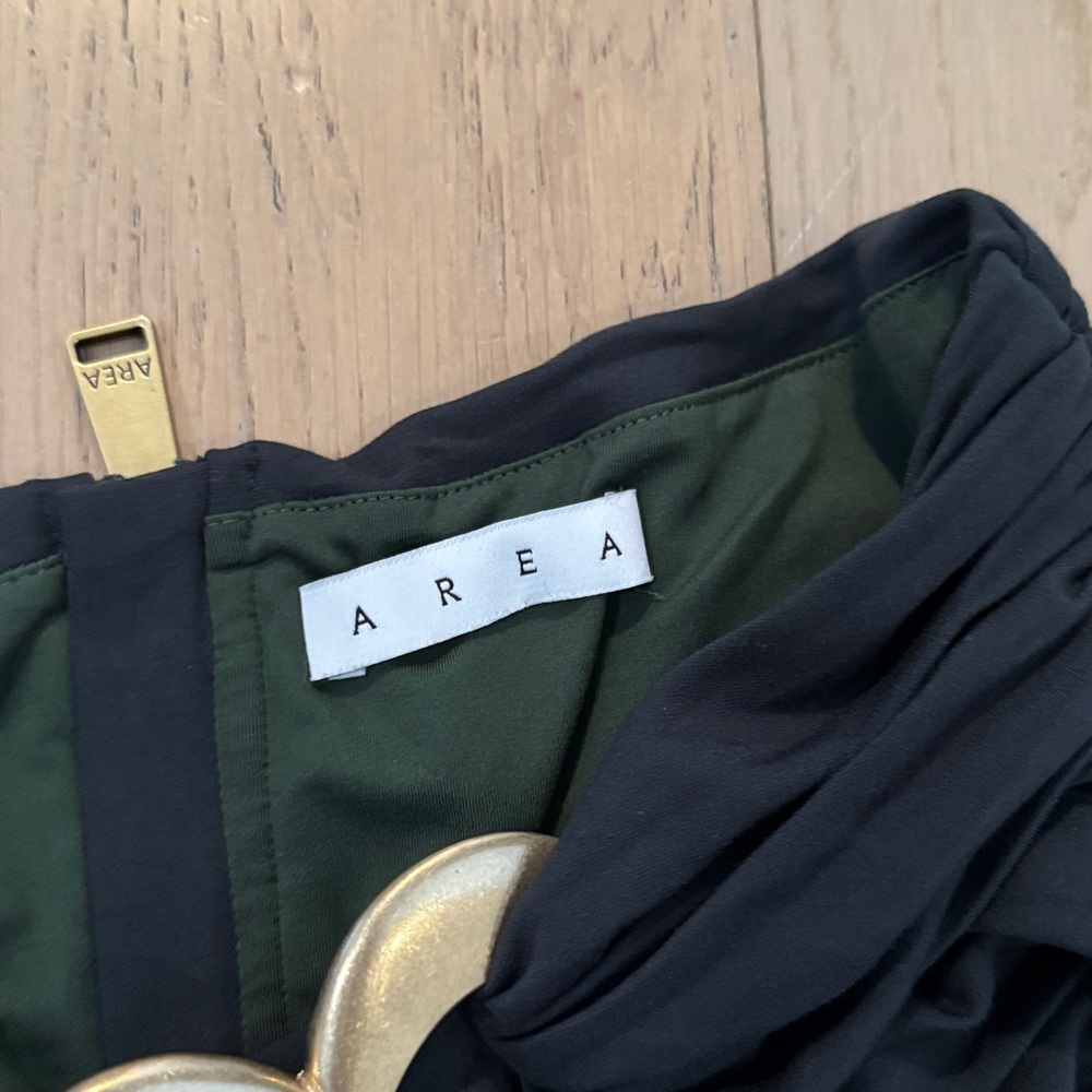AREA Black and Gold Skirt - Picture 2 of 4